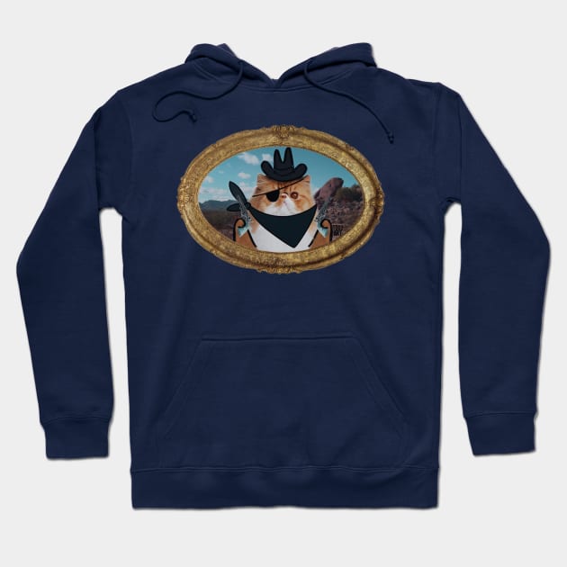 OUTLAW KITTY Hoodie by toddgoldmanart